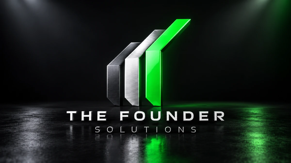 The Founder Solutions, logo 3D